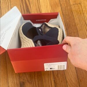 Impo Navy Espadrille Shoes size 9